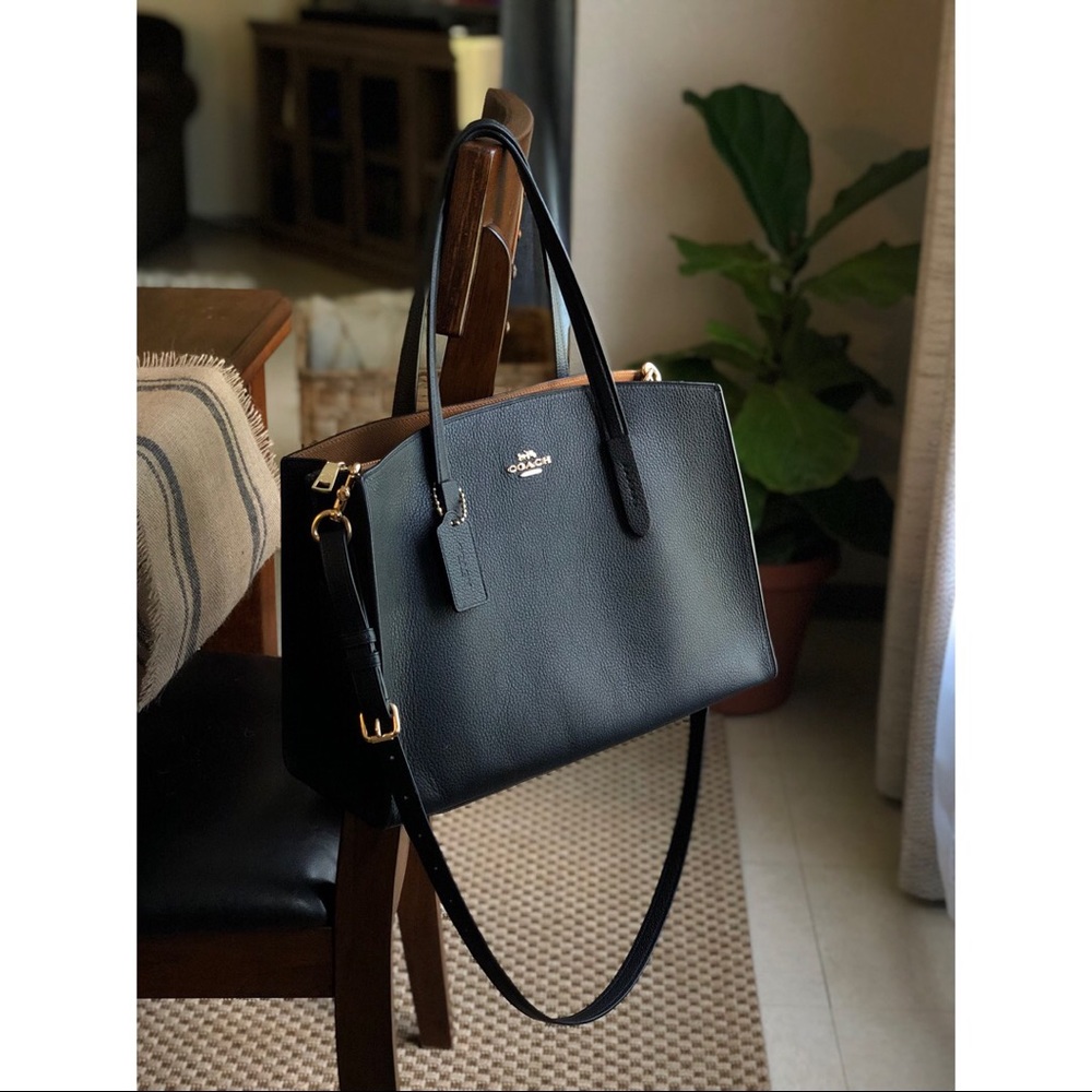 Coach “Charlie” leather handbag